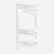 Полка для ванной Dunya Plastik 09166 угловая 3-ярусная