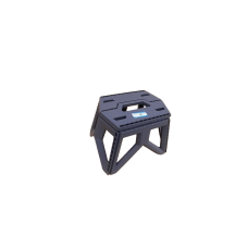 Табурет складаний, вантажопідйомність 150 кг, малий, сірий