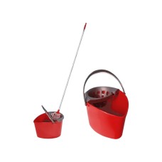 211 Набір для прибирання 'Венус': Швабра МОП з металевою ручкою і насадкою і відро МОП 10,5л