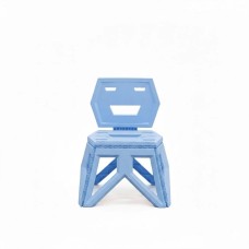 Табурет складаний дитячий, блакитний