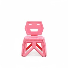 Табурет складаний дитячий, рожевий