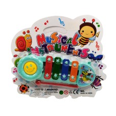 Музыкальная игрушка Ксилофон  Y9093, 16 см Бирюзовый