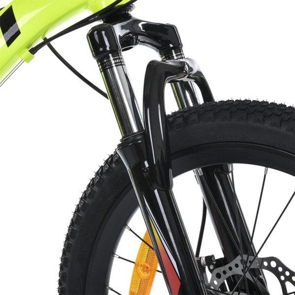 Велосипед підлітковий MTB2001-4, 20 дюймів, салатовий