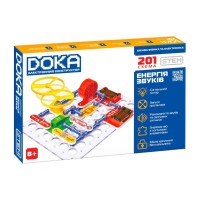 Электронный конструктор "201 СХЕМА" DOKA D70706 звук и свет