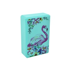 Блок для йоги "Фламінго" MS 0858-13(Turquoise) EVA 23 х 15 х 7,5 см