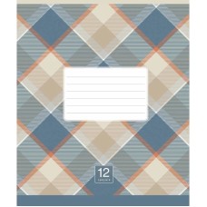 Тетрадь ученическая "Plaid pattern" 024-3345K-2 в клетку, 24 листа