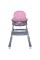 Стільчик для годування M 5722 Lilac до 20 кг, складаний, 5-ти точковий, екошкіра