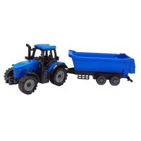 Дитячий іграшковий трактор з причепом 5279-92BD(Blue-1)