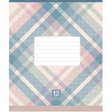 Тетрадь ученическая "Plaid pattern" 024-3345K-3 в клетку, 24 листа