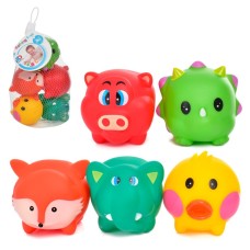 Игрушка для купания MD1060 животное 7 см, пищалка