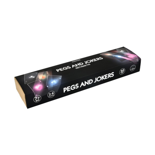 Настільна гра Pegs and Jokers 30348 картки 108 штук, інструкція