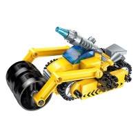Детский Конструктор Qman 1408-1-8 транспорт, 76 дет Mobile Grader