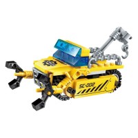 Дитячий Конструктор Qman 1408-1-8 транспорт, 76 дет  Mobile Crane