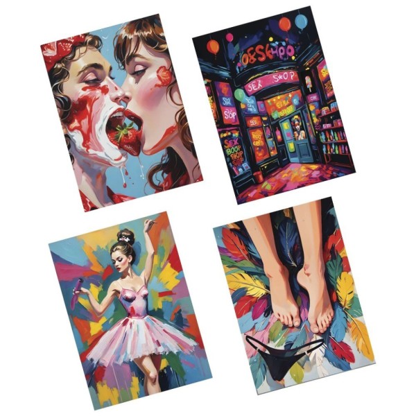 Карточная игра "Тайные Желания 18+" PLR-0043, 64 карты