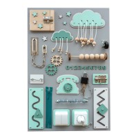 Розвиваюча іграшка Бізіборд TG100005, 60х40 см, Бірюза