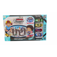 Игрушечный набор "Rapid World" 6688-153A, машинки, собирается в мешок