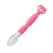 Детская силиконовая ложка "Хрюшка" MGZ-0114(Pink)