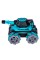 Танк на радиоуправлении KT907A(Turquoise) стреляет гелем, звук, свет