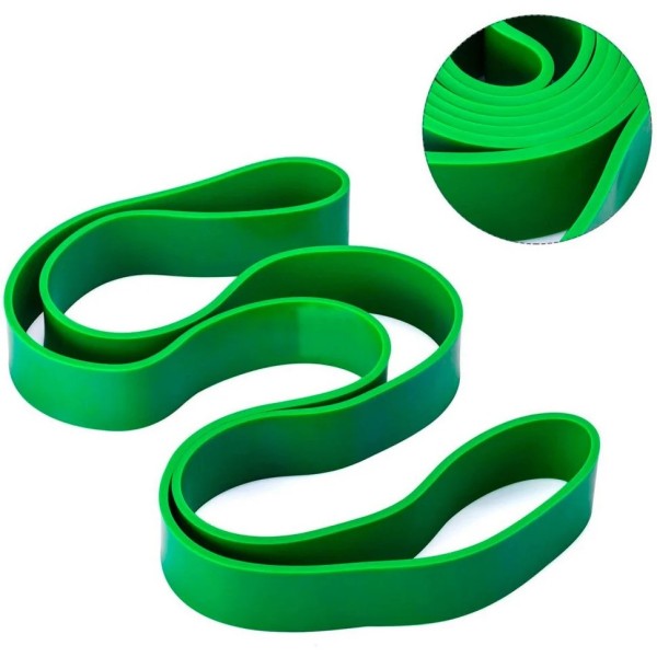 Резиновая петля для тренировки "Pro Loop Bands" NE-B-452-20-45 20-45 кг зеленая