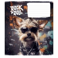 Тетрадь ученическая "Rock star" 012-3277L-3 в линию, 12 листов