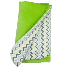 Плед детский МС 110612-12 трикотаж, зеленый 78 х 90 см