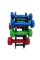 Набір вінілових гантелей на підставці Vinyl Dumbbell Set NE-VIN-127, 2 шт по 2 кг, 3 кг, 4 кг