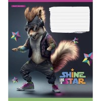 Тетрадь ученическая "Dance star" 018-3276K-4 в клетку, 18 листов