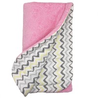 Плед детский МС 110612-14 трикотаж, розовый 78 х 90 см