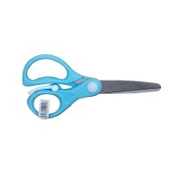 Дитячі ножиці канцелярські "Stylish" 4291C(Blue) 13,5 см
