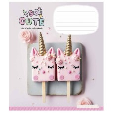 Тетрадь ученическая "So Cute" 024-3359K-4 в клетку, 24 листов