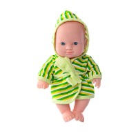 Детский игровой Пупс в халате Limo Toy 235-Q 20 см Зеленый Детский игровой Пупс в халате Limo Toy 235-Q 20 см Зеленый