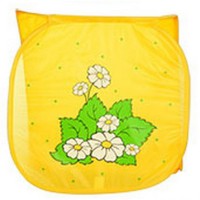 Детская корзина для игрушек M 2975 с ручками Цветы