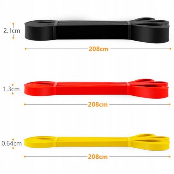 Резиновые петли для тренировок "Pro Loop Bands" NE-SET-451 3шт