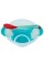 Тарілка на присосці прозора MGZ-0100(Turquoise) з термоложкою та кришкою