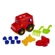 Сортер-автобус "Бусик" №2 Colorplast 0251 Красный