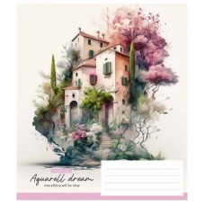 Тетрадь общая «Aquarell dream» 036-3289L-4 в линию, 36 листов
