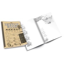 Набор для обучения рисованию SKETCH BOOK 6628DT на укр. языке