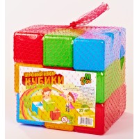 Игровой набор цветных кубиков 09064, 27 шт