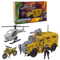 Игрушечный набор Военный BL2314 военный транспорт, аксессуары Игрушечный набор Военный BL2314 военный транспорт, аксессуары