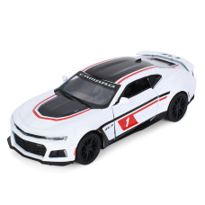 Детская модель машинки Chevrolet Camaro ZL1 2017 Kinsmart KT5399FW инерционная, 1:38 White