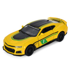 Детская модель машинки Chevrolet Camaro ZL1 2017 Kinsmart KT5399FW инерционная, 1:38 Yellow