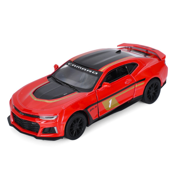 Детская модель машинки Chevrolet Camaro ZL1 2017 Kinsmart KT5399FW инерционная, 1:38 Red