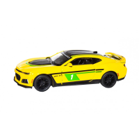 Дитяча модель машинки Chevrolet Camaro ZL1 2017 Kinsmart KT5399FW інерційна, 1:38  Yellow