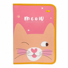 Папка для ручного труда на молнии А4 "Cat Meow" АП-1002-1