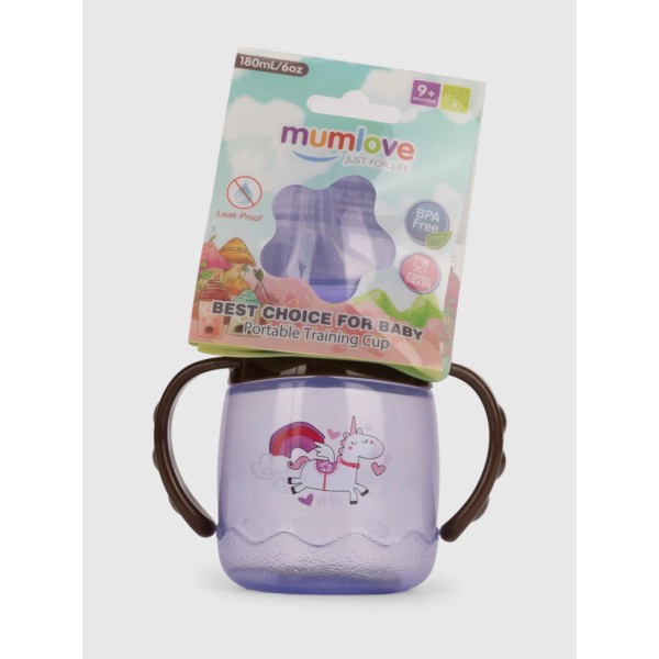 Поильник с силиконовым носиком MGZ-0314(Violet) 180 мл