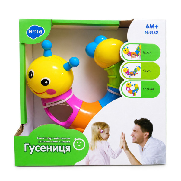 Развивающая игра Гусеница-логика 9182/786 с прорезывателем