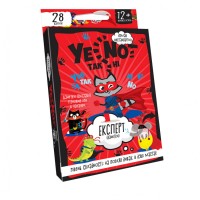 Настільна карткова гра "YENOT ДаНетки"YEN-01-01U укр. мовою  Червоний