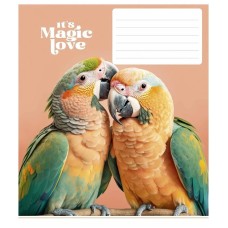 Тетрадь ученическая "It's a magic love" 012-3300L-1 в линию, 12 листов