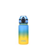 Детская бутылка для воды LittleBig UZSPACE 3020(Yellow-Blue) 350 мл, желто-голубая
