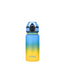 Дитяча пляшка для води LittleBig UZSPACE 3020(Yellow-Blue) 350 мл, жовто-блакитна